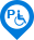 Icona parking disabili