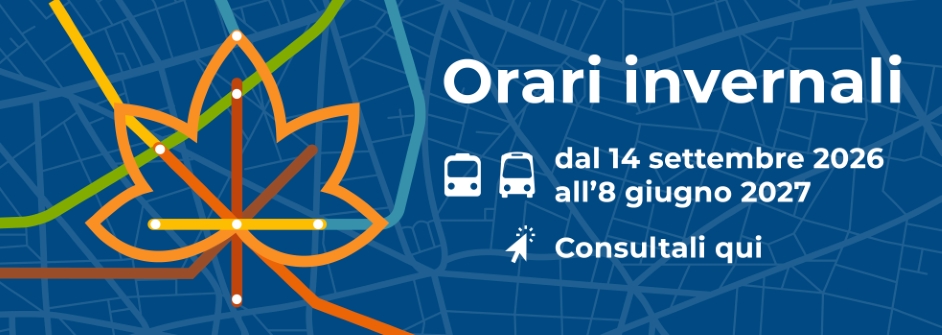 DAL 14 SETTEMBRE 2026 AL VIA IL SERVIZIO INVERNALE