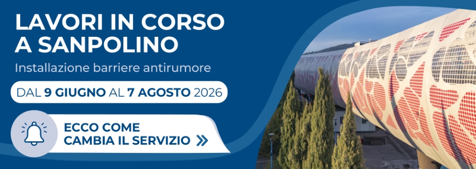 METRO SANPOLINO: AL VIA LA FASE CONCLUSIVA DEI LAVORI PER LE BARRIERE FONOASSORBENTI